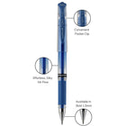 uni-ball Signo Gel Impact Pen – 1.0mm – Metallic Blue-Metallic Signo Gel Impact gel pens add flair to bullet journals, personal planners and card making