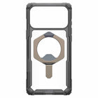 UAG Plasma XTE Compatible with MagSafe Rugged Case for iPhone 17 Pro Max - Ash/Titanium-Integrated Kickstand