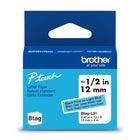 Brother Genuine BTAGL31 Label Tape for P-touch Label Makers - Black on Light Blue - 12 mm W x 4 m L-Whatever your project, you have our word on it.Trust Brother, Canada’s reliable label maker brand for all your labelling needs.
