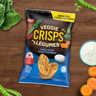 Dare Veggie Crisps Zesty Ranch - 30g - 8 Pack-Source of 6 essential nutrients