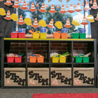 Teacher Created Resources Plastic Storage Caddy - Orange - 6 Pack-6