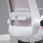 Vinsetto Breathable Rocker Office Chair with Liftable Armrests - Pink-Colour: Pink, White