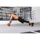 Everlast Duo AB Exercise Wheel - Red-Mourlded easy-grip handles for comfort