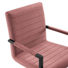 Modway Savoy Performance Velvet Dining Chairs - Dusty Rose - 2 Pack-9