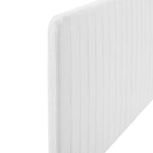 Modway Milenna Channel Tufted Upholstered Fabric King/California King Headboard - White-Assembly Required