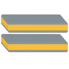 Ashley Productions Double Wide Sentence Strip Reading Guide - 1-1/4" x 7-1/4" - Goldenrod - 24 Pack-Easily track print through transparent tinted window