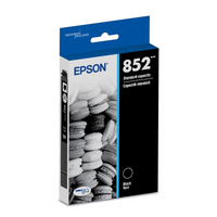 Epson T852 DURABrite Ultra Ink Cartridge - Standard Yield - Black-Epson printing system is designed to be used exclusively with Epson Genuine Cartridges. Use of non-genuine ink could cause damage not covered under the printer’s limited warranty
