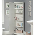 Sauder HomePlus Corner Cabinet - Soft White-Clear instructions: With illustrated instructions and labeled parts, you'll set it up quickly and easily