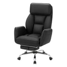 Monarch Specialties 7275 Ergonomic Leather-Look Office Chair - Black-Refresh your workspace with this high back office chair, featuring an ergonomic high-back silhouette with foam cushioning for a comfortable seating experience