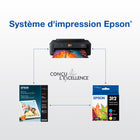 Epson - T312 Cartouche d'encre - Capacité standard - Cyan-Le système d’impression Epson est particulièrement conçu pour être utilisé avec les encres d’origine Epson. L’utilisation d’encres non authentiques peut entraîner des dommages qui ne sont pas couverts par la garantie limitée de l’imprimante