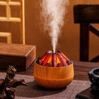 Habitu Fireplace Humidifier - 300 ml - Light Wood-Soft night light creates a cozy ambience
