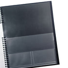 Brownline 2026 CoilPro 14-Month Monthly Planner Hard Cover with Twin-Wire Binding - 11" x 8-1/2" - Black - English-English