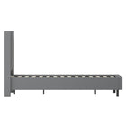 Flash Furniture Riverdale Queen Size Tufted Upholstered Platform Bed - Dark Grey Fabric-Tufted Upholstery