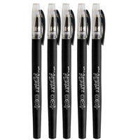 Marvy Uchida Gel Pens - 0.7 mm - Black - 5 Pack-Colour: Black