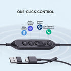 Yealink UH46 Dual UC Headset- For Phone & Computer - UC Certified - Black-USB cable length: 1.5 m (from call control unit to USB plug)