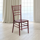 Flash Furniture HERCULES Series Mahogany Wood Chiavari Chair-Reinforced stress points provide greater stability