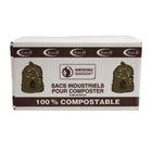 ECO II - Compostable Industrial Bags - 30" x 38" - 150 Pack-Frosty