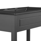 Modway Altura 36" Bathroom Vanity - Grey/Black-Fixtures Not Included
