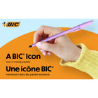 BIC Cristal Xtra Smooth Pastel Ballpoint Stick Pens - 1.0 mm - Black Ink - 8 Pack-6