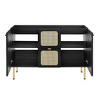 Modway Chaucer 48" Bathroom Vanity Cabinet - Black-Assembly Required