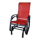 Dura Housewares Kansas Aluminium Frame Chair - Red-Smooth gliding motion