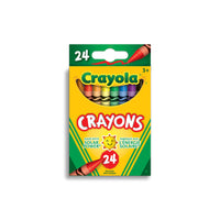Crayola Crayons, 24 Count-The Crayola 24 Crayon pack offers a wide range of vibrant and classic colours, allowing children to explore their creativity and bring their artwork to life