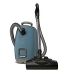 Miele Guard L1 Canister Vacuum - Blue-Optimized Performance - Designed for both carpets and hard floors, featuring an Electro Plus floorhead with five adjustable carpet height settings and universal floorhead for smoothly transitioning between hard floors and thin carpets with a footswitch.