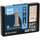 Mr.Playwood Big Ben 3D Wooden STEM Puzzle - Set of 215-Wooden Puzzle with very high precision plywood pieces