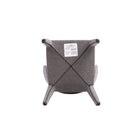 Manhattan Comfort Conrad 20.47" Mid-Century Modern Woven Tweed Upholstered Dining Chair - Grey - Set of 4-10
