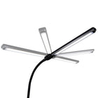 OttLite Swivel LED Desk Lamp with USB Charging - Clearsun - Black-Touch switch on shade operates on/off and dimming