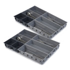 Joseph Joseph Blox 7-Piece Drawer Organizer Set - 2 Pack-Perfect for organizing and storing a wide range of household items such as cutlery, utensils, stationery, tools and craft accessories