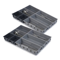 Joseph Joseph Blox 7-Piece Drawer Organizer Set - 2 Pack-Perfect for organizing and storing a wide range of household items such as cutlery, utensils, stationery, tools and craft accessories