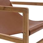 Modway Sonora Leather Sling Chair - Chestnut Tan-9