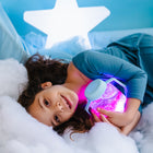 Glo Pals Sensory Jars - Frosty Fun Light Blue-Spill-proof locking lid for safe on-the-go play