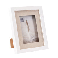 Kiera Grace Jill Frame – 6" x 8" - White-Designed to display 6" x 8" photos clearly and elegantly
