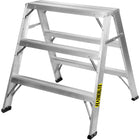 Featherlite 3' Industrial-Duty Aluminum Sawhorse/Steps-Nominal Height: 3'