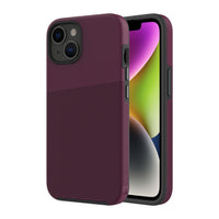 AXS PROTech Plus Dual-Layered Anti-Shock Sleek Case for Apple iPhone 14 Plus - Sangria-Drop resistant up to 10 feet
