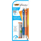BIC Velocity #2 HB Mechanical Pencils - 0.7mm - 2 Pack-Smoothest, darkest writing vs. other BIC mechanical pencils