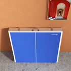 Soozier 6' x 3' Mini Ping Pong Table Set with Aluminium Frame-Comes with a net, two paddles and three balls