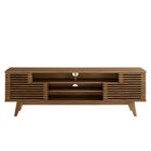 Modway Render 71" Media Console TV Stand - Walnut-Assembly Required