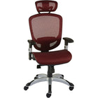 Staples Hyken Ergonomic Mesh Swivel Task Chair - Red-Mesh back and seat