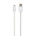 NXT Technologies 6 ft Braided Lightning to USB Cable - White-6' braided cable resists snags and tangles