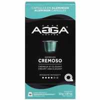 Agga Cremso Nespresso Compatible Capsules - Medium - 10 Pack-Compatible with Nespresso OriginalLine - Medium - Capsule - Cremoso - Kosher - 10 / Box