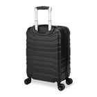 Atlantic Horizon II 19" Hardside Carry-on Spinner Luggage - Black-Built-in TSA-standard combination zipper lock