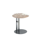 Manhattan Comfort Alondra 19.68" Modern Glam End Table - Black-Modern End Table for Living Room Use