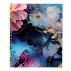 Blueline 2026 Midnight Floral Weekly/Monthly Planner with Twin-Wire Binding - 11" x 8-1/2" - Trilingual-Weekly planner with ruled space for each day of the week