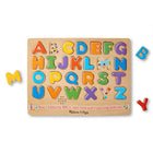 Melissa & Doug Alphabet Sound Puzzle - 26 Pieces-TIP: Puzzle has light-activated sensors; for best results, expose the sensor by removing a piece in a brightly lit room, then make the sound play by replacing the piece in the board