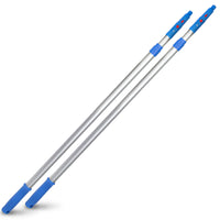 Gritt Commercial 6' Telescopic Pole - Aluminum, Adjustable - 3.5 - 6' length - 2 Pack-Versatile functionality with adjustable length from 3.5 to 6'
