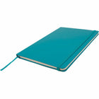 JAM Paper Hardcover Notebook with Elastic - Large Journal - 5 7/8" x 8 1/2" - Caribbean Blue - 100 Lined Sheets-Quantity: Sold Individually . 100 ruled / lined paper pages.