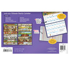 MotherWord 2026-2027 Magnetic Family Fridge Calendar - 9-1/2" H x 15" W - English-Each colour page is filled with illustrations from Canadian artist Scott Lucescu